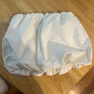 Zara White Bubble Skirt
